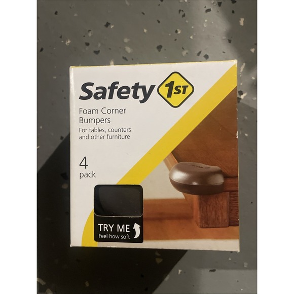 Safety 1St Other - Safety 1st Corner Bumper Foam Espresso For Tables Counters Home Furniture 4 pack